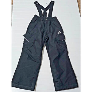 Gerry water proof Snow pants with suspenders kids , Size M10/12 Black Unisex
